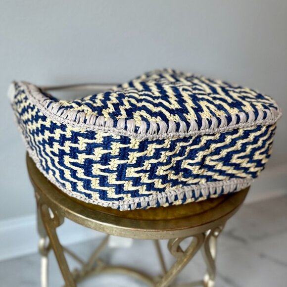 Tory Burch Thea Straw Bucket Shoulder Bag - Picture 6 of 15